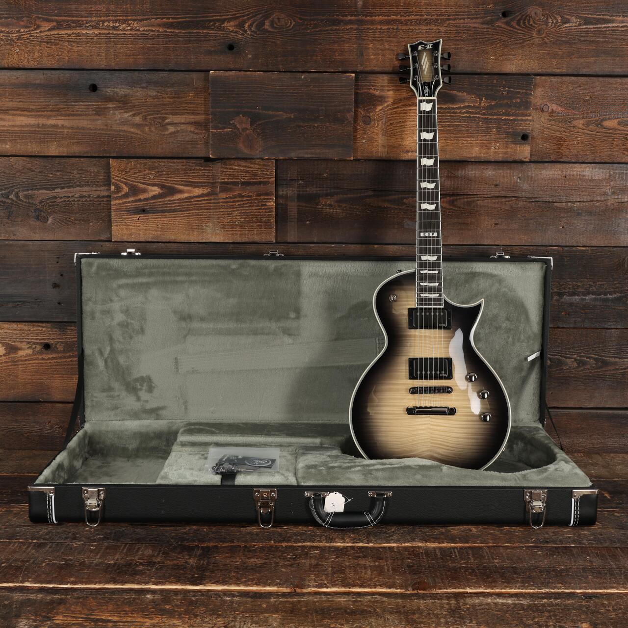 ESP E-II Eclipse Full Thickness Electric Guitar in Black Natural